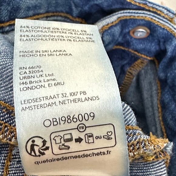 ANTHROPOLOGIE x PILCRO Wide Leg Trouser Jeans Medium Wash Sz 30 $158 {3N17} - Picture 6 of 6